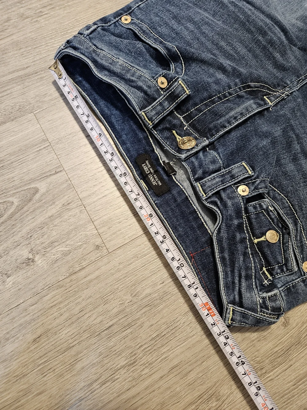 True Religion Women's Indigo Jennie Curvy Skinny Jeans - Signature Pockets - Picture 7 of 13